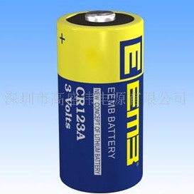 供应EE*锂锰电池CR123A，功率型半密封锂锰电池