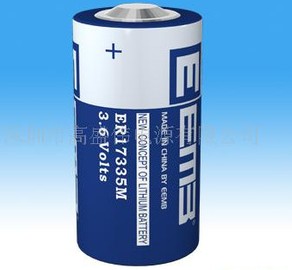 供应锂氩电池ER17335M（2/3A）3.6V/2100mah，现货供应