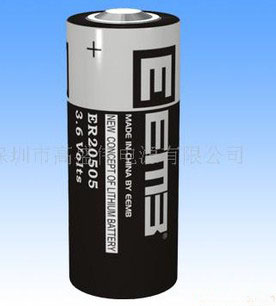 供应3800mA大容量锂氩电池ER20505，现货供应锂亚电池