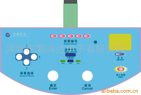 供应薄膜开关(图)