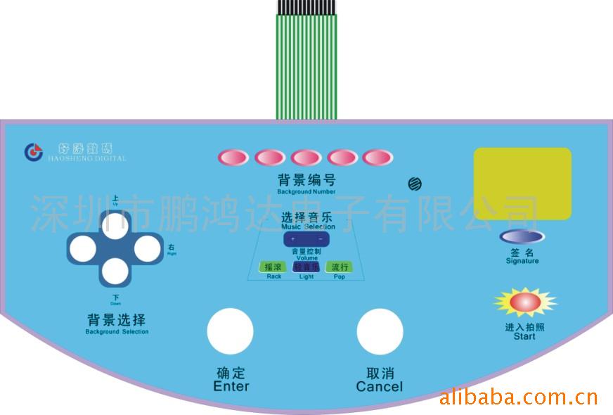 供应薄膜开关(图)
