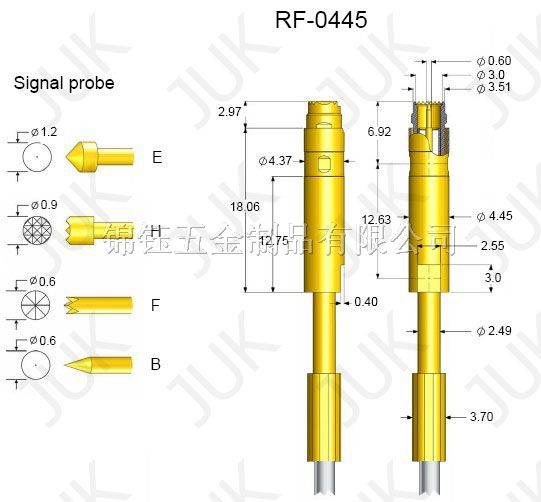 供应JUK RF-0445高频针