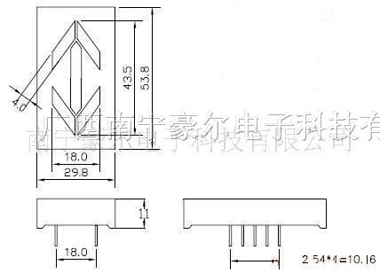 电梯显示配件单向双向LED箭头J18021AO