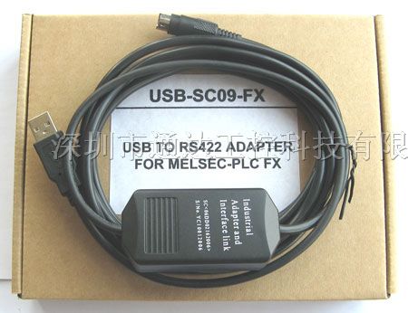 供应 三菱PLC编程电缆U*-SC09-FX