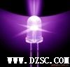 5mm紫灯LED、紫光LED发光二*管、验钞灯