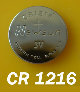Newsun品牌CR1216锂锰扣式电池