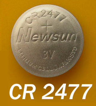 Newsun品牌CR2477锂锰扣式电池