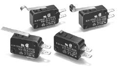 欧母龙微动开关小型基本开关V系列D2MC，D2MV，D2RV，V