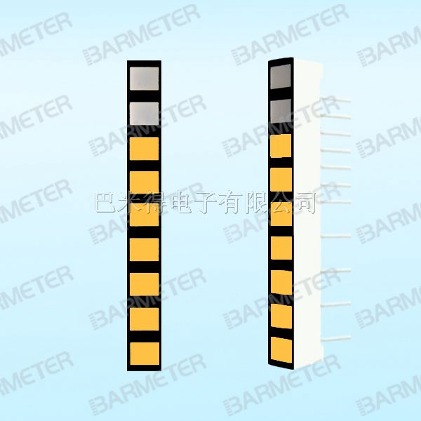 9线LED单光柱显示器件