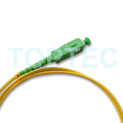 供应SC/APC单模单工光纤跳线