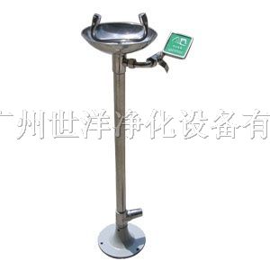 供应304不锈钢落地式洗眼器(高亮光)