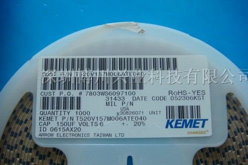 供应 KEMET-V6V150钽电容