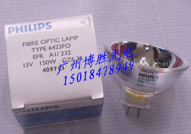 供应  PHILIPS 6423 15V150W EFR卤素灯泡