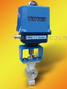 供应上海电动V型球阀，电动V型调节球阀