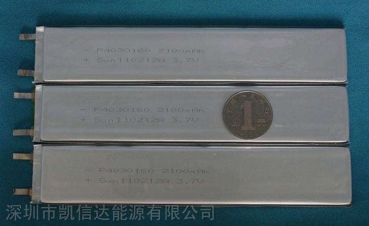 供应聚合物灯管锂电池