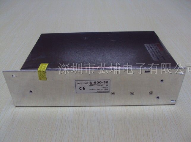 供应S-500W 12V40A开关电源 LED 灯带 软灯条 110V输入