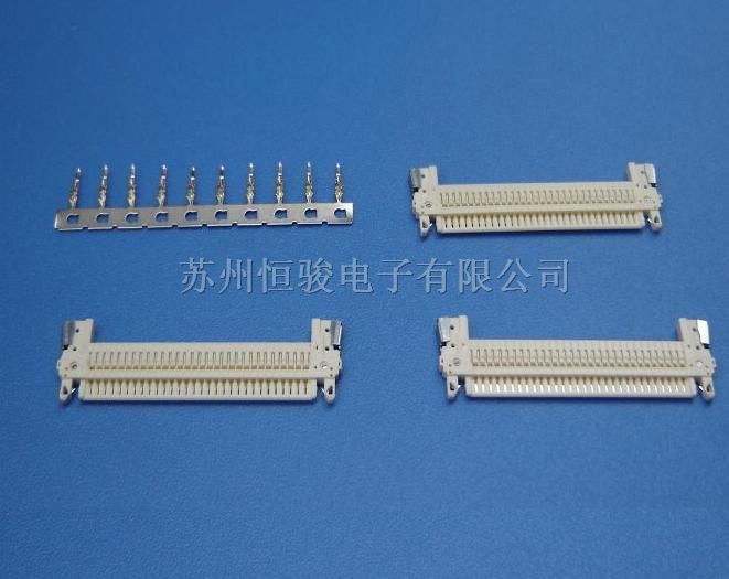 供应STM 1.0 LVDS 液晶屏线插头塑壳带金属端子