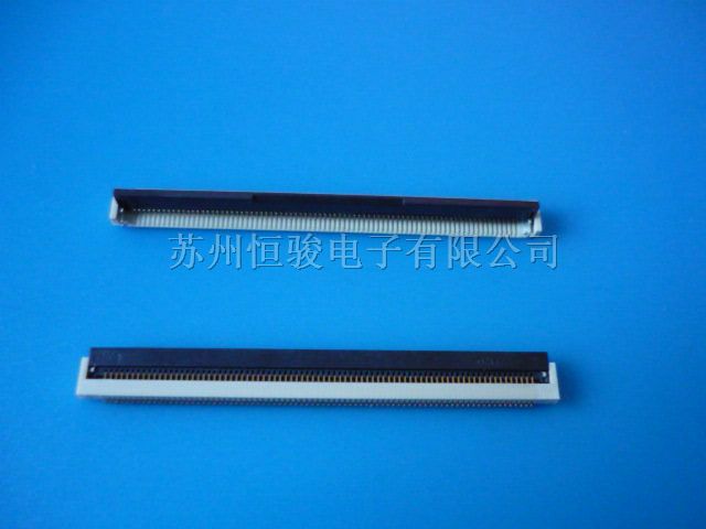 FPC/FFC 0.5PITCH  80P 翻盖下接连接器H=1.8