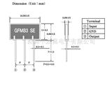 日本双信带通滤波器GF*3 87-108MHZ