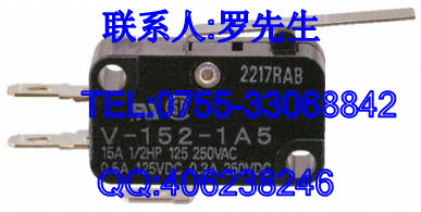 【*原装】供应OMLON欧母龙微动开关V-152-1A5