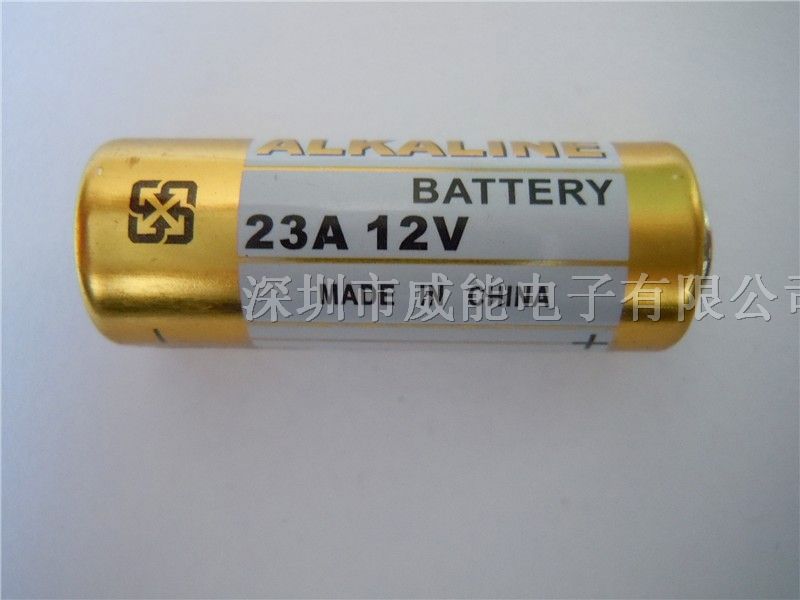 供应12V23A柱式电池，遥控器专用12V23A电池
