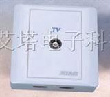 杰士美/杰和兴品牌有线电视面板/单孔终端盒2123K