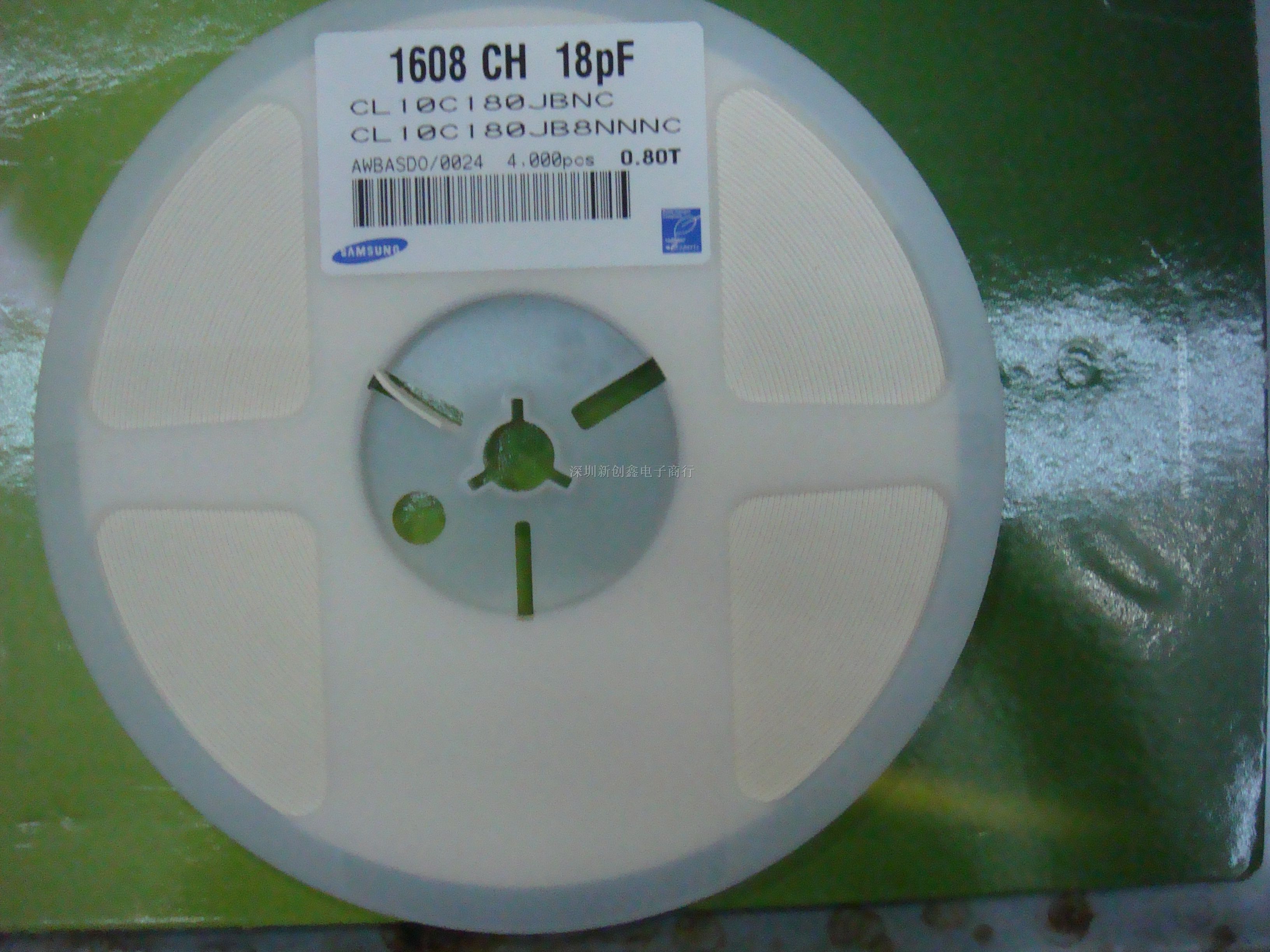 ӦƬ0603-18P CL10C180JB8NNNC