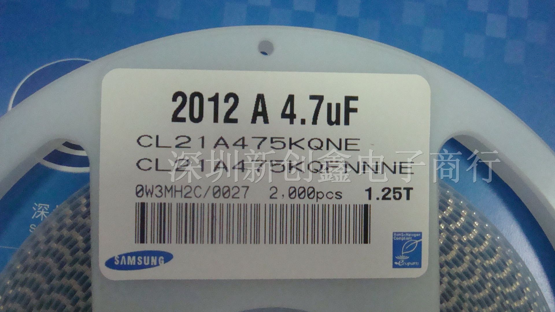 贴片电容 优势产品 三星0805 4.7UF 475K K档 10% 16V