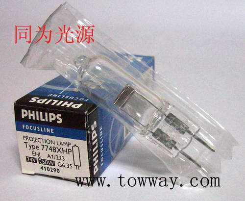 PHILIPS 24V 250W灯泡 7748 EHJ A1/223 G6.