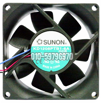 供应KD1208PTB1-6A轴流风机sunon 12v 0.48A
