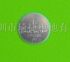 供应琦捷品质CR1220纽扣电池,电量足，3V电池