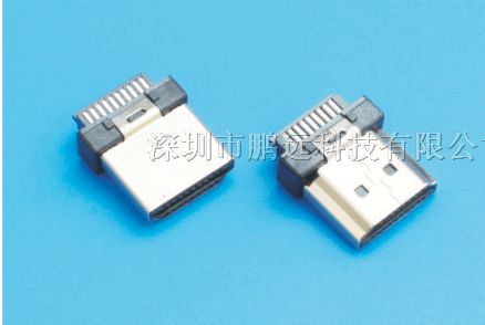 供应HDMI 19P公焊线一体式