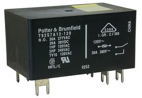 供应P&B继电器T92S7D22-12