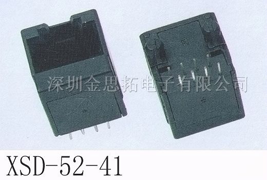 供应金线通讯网络插头、插座RJ45、RJ11（52-41）