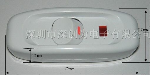 供应带灯中途开关(船形床头开关)10A250V (GW320) 3元一个