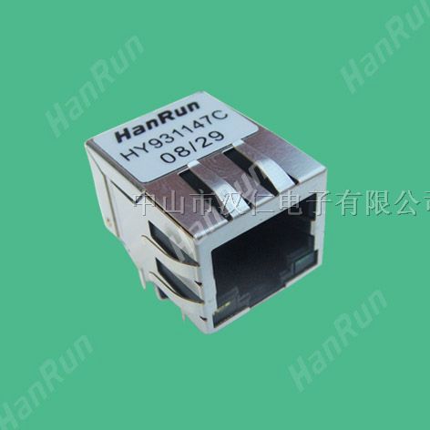HanRun RJ45插座内置100/1000M集成网络隔离变压器