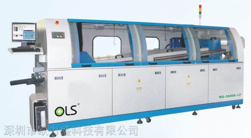供应大型无铅双波峰焊机RF-350DSS触摸屏控制性能稳定经济实用