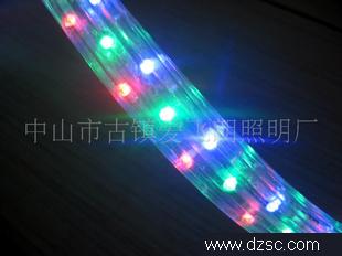 中山古镇LED灯带LED彩虹管扁四线1米90灯红绿蓝