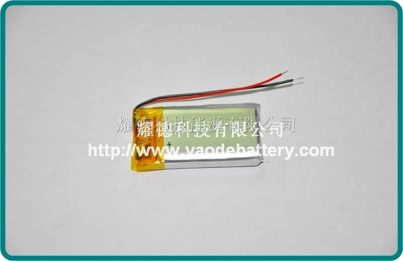 供应3.7V 300mAH 602030聚合物锂离子电池