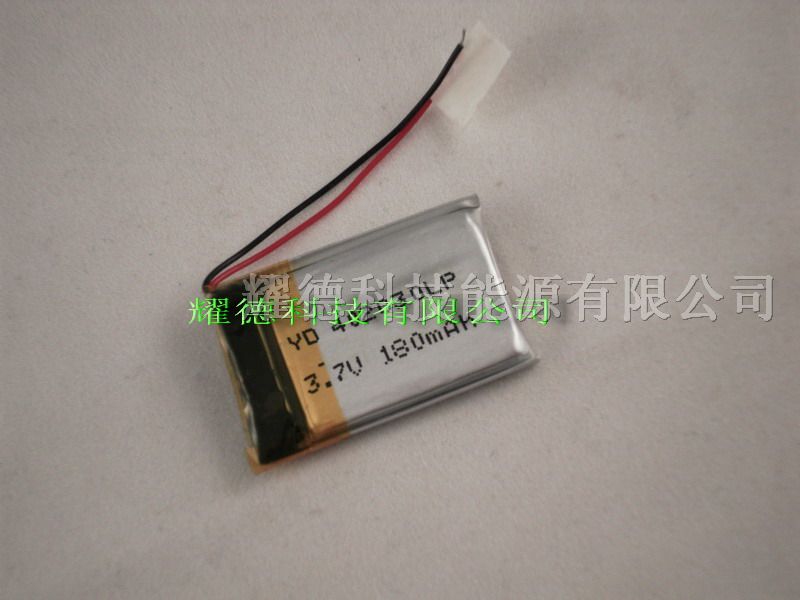 供应蓝牙耳机 mp33.7V200mAH402030聚合物锂电池