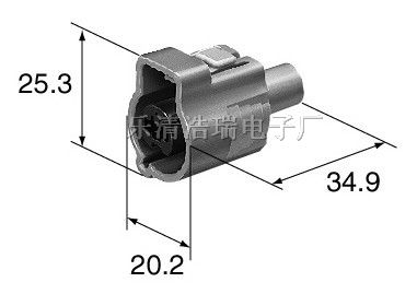 供应汽车连接器/端子/插件6189-0145住友1芯护套SWS