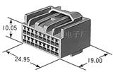 矢崎连接器18孔公座汽车连接器国产现货
