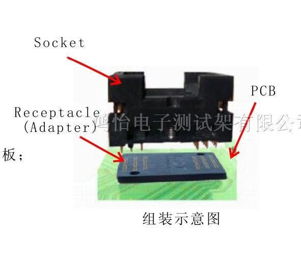 供应SOCKET TSOP48测试架