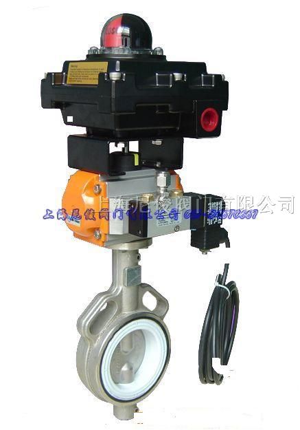供应D671F4-16C气动四氟蝶阀
