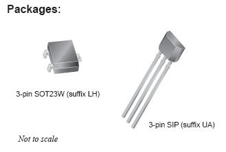 供应 Allegro 霍尔传感器 A1220LLHLT-T
