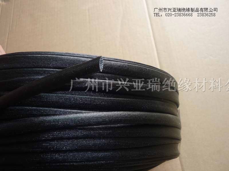 供应黑色硅树脂玻纤套管
