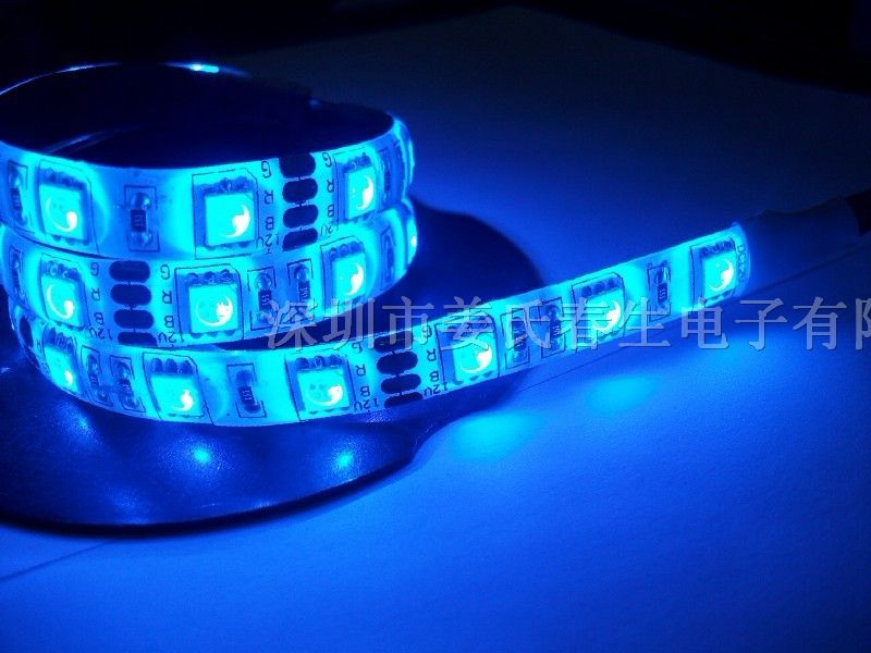 5050软灯条,LED灯条,蓝灯,60灯/M,IP65,LED珠宝柜台灯