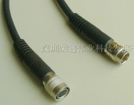 供应12pin对接公母座连接线缆HRS系列工业相机连接线缆