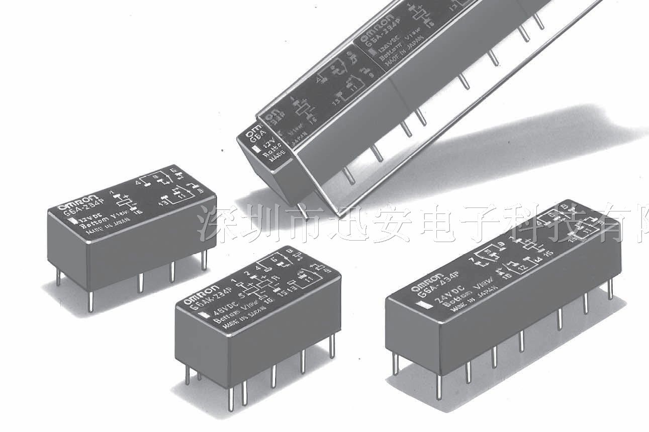 *供应欧母龙微型信号继电器G6A-234P-12V