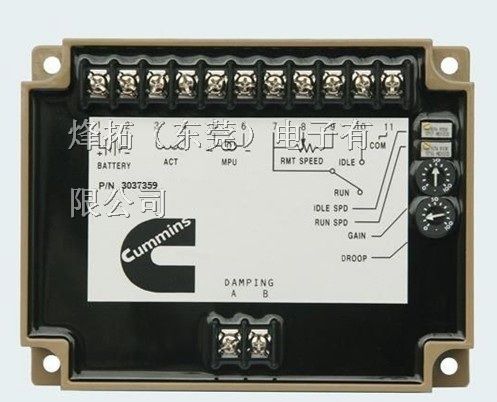 康明斯控制板3037359，Cummins 3037359调速器